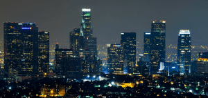 City Skyline At Night