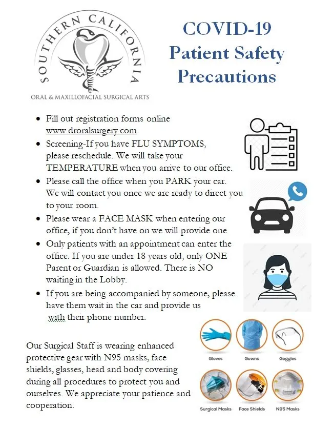 Covid-19 safety precautions